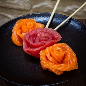 SASHIMI MIX 6 THON 12 SAUMON